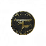 Нашивка | FaZe Clan (золотая) | Стокгольм 2021